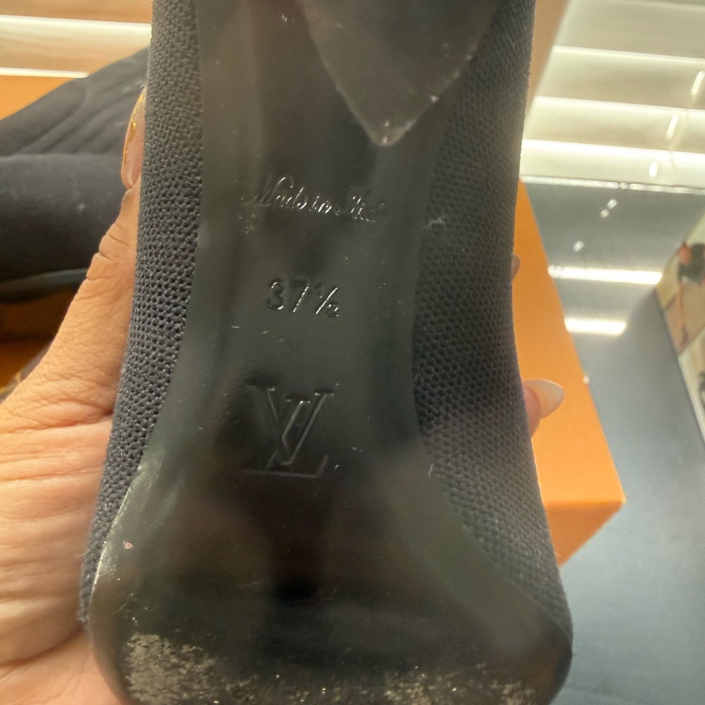 Louis Vuitton Black Heeled Boots - Picture 5 of 8